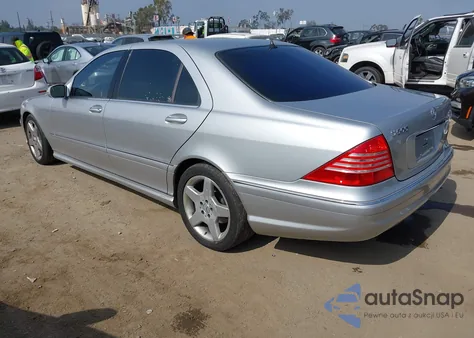 2003 Mercedes-Benz S 500 из США, поврежденный, VIN WDBNG75J13A356997